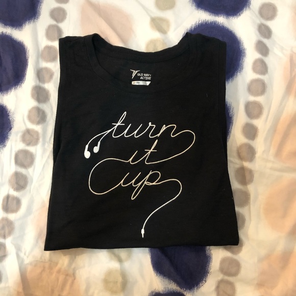 Old Navy Tops - Sporty black muscle tank top